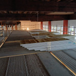 Deckenstrahlplatten vor der Montage